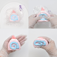 Jouet sensoriel en silicone souple en forme de fruit à remontée lente, de qualité alimentaire, porte-clés anti-stress pour enfants de 5 à 7 ans