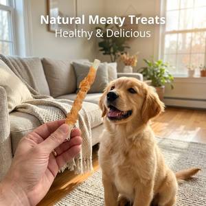Nouveaux Friandises Bio Saines pour Chiens - Rouleaux de Peau de Poulet et de Bœuf Naturels Riches en Protéines pour la Santé Digestive Fabriqués en Chine - Product Image 4