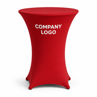 Nappe personnalisée imprimée, lavable en machine, sans plis, pour stand de salon professionnel avec logo pour activités d'entreprise