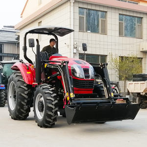 50hp 60hp 70hp 80hp 90hp Tratores 100hp Mini Trator Compacto 4WD com Carregador Frontal Retroescavadeira Trator Agrícola - Product Image 5