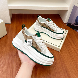 Zapatillas Deportivas de Moda para <span class=keywords><strong>Mujer</strong></span>, Diseño de Lujo, Casuales, con Cordones, Suela Gruesa, Estilo Tenis, para Correr - Product Image 1
