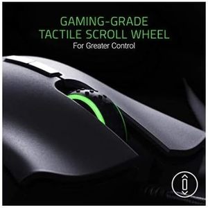 เมาส์เกมมิ่ง <span class=keywords><strong>Razer</strong></span> <span class=keywords><strong>DeathAdder</strong></span> Elite USB 16,000 DPI เซ็นเซอร์ออปติคอล ไฟ <span class=keywords><strong>Chroma</strong></span> RGB ปุ่มตั้งค่าได้ 7 ปุ่ม สวิตช์แบบ Mechanical - Product Image 4