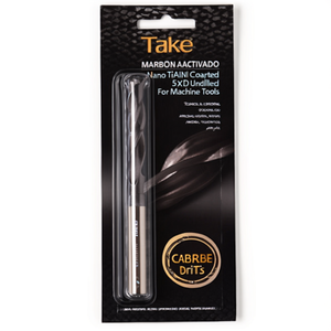 Foret universel en carbure Ttake Ta1003, revêtement Nano TiAlN, 5xD, non percé, pour machines-outils - Product Image 2