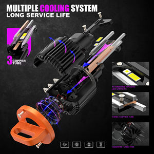 X-7SEVEN Facile à installer H15 LED 140W 14000LM 12V Système d'éclairage automobile 6000K avec <span class=keywords><strong>ampoule</strong></span> <span class=keywords><strong>de</strong></span> phare DRL pour voitures européennes - Product Image 5