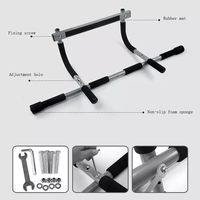 Barre de traction portable en acier épaissi pour porte |   Barre d'entraînement pour le haut du corps Max Limit |   Barre de traction multi-prises antidérapante