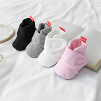 Chaussures à semelle souple Hansheng pour bébés de 0 à 1 an, modèle 2881, printemps, automne, hiver, chaleur, pur coton, Chine