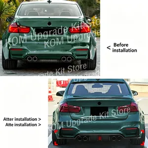 Difusor de Parachoques Trasero para F80 F81 F82 F83 M3 M4 2014-2019, Alerón para Automóvil, Piezas de Mejora y Modificación, Tuning con/sin LED - Product Image 2