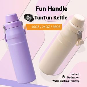 Bouteille d'eau isotherme en acier inoxydable personnalisée, portable et anti-fuite, idéale pour les voyages et la salle de sport, best-seller - Product Image 2