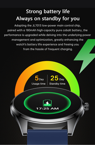 Siêu Mỏng 6.5Mm Đầy Đủ Thép Không Gỉ Thời Trang Thông Minh Đồng Hồ Nhịp Tim Thể Thao Theo <span class=keywords><strong>D</strong></span>õi Oxy Máu Màn Hình IP67 Không Thấm Nước Đồng Hồ H - Product Image 4