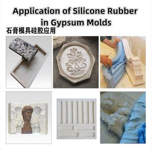 LC 100:2 LRtv2 <span class=keywords><strong>Silicone</strong></span> de Calandrage Non Toxique Flexible Durable <span class=keywords><strong>pour</strong></span> la Fabrication de Moules de Plafonds en Plâtre Artificiel à Prise Rapide - Product Image 2