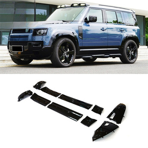 Veidt pour Land Rover New Defender Panneau de porte de <span class=keywords><strong>carrosserie</strong></span> peint 90 Noir Brillant Décoration 110 Jupes latérales spéciales non destructives - Product Image 2