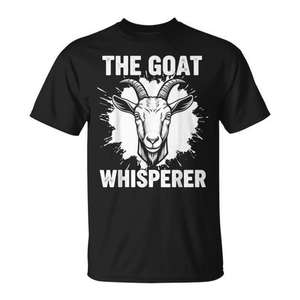 T-shirt The Goat Whisperer pour hommes et femmes, chemise pour les amoureux des chèvres - Product Image 1