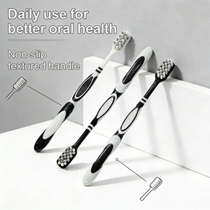 Cepillo de Dientes de Uso Diario con Cerdas Suaves y Redondeadas para Adultos, Mango Antideslizante, Cuidado Dental, Cepillo de Limpieza Dental - Product Image 3