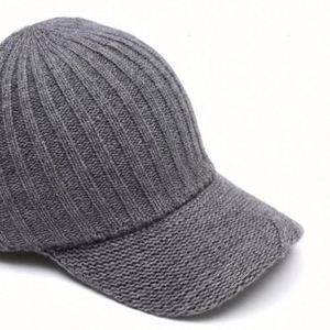 Autumn Winter Women Lady Warm Jacquard Baseball Cap Casual Fashion Solid Knitted <b>Hat</b> - Product Image 2