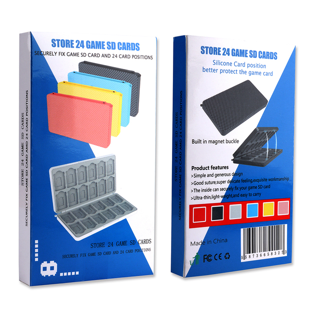 GEME 24 In1 Shell Game Card Case Holder for Nintendo Switch/ OLED/ Lite Game Cards