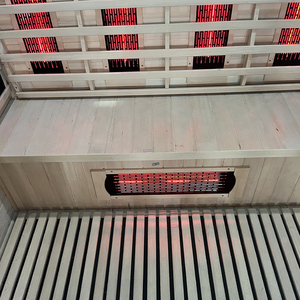 Sang trọng <span class=keywords><strong>1</strong></span> 2 <span class=keywords><strong>3</strong></span> 4-6 người cabin phòng quang phổ đầy đủ gỗ đen Combo khô hơi nước ngoài trời hồng ngoại phòng tắm hơi - Product Image 2