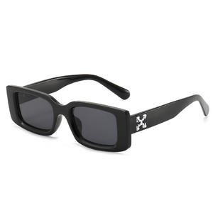 Vente chaude rétro tendance mode conçu carré polarisé rue tir Hip Hop lunettes de soleil hommes et femmes - Product Image 4
