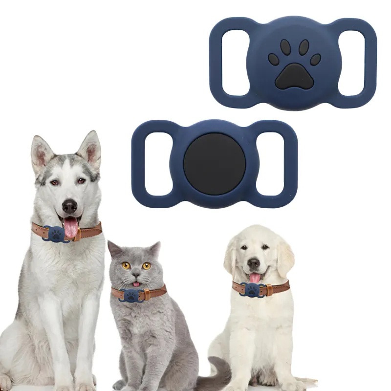 Design artiglio in Silicone impermeabile Air tag cane collare porta GPS Tracker custodia protettiva per Airtag animali con custodia