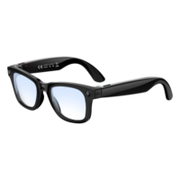Lunettes Intelligentes IA avec Caméra HD 13MP, Enregistrement Vidéo WiFi, Commandes Vocales, Traduction, pour Appels et Musique, Réduction ENC, OIS