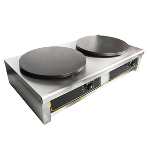 Machine à crêpe électrique <span class=keywords><strong>professionnelle</strong></span>, v, française, <span class=keywords><strong>double</strong></span> plaque - Product Image 2