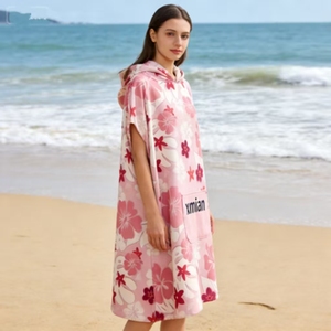 Toalla con Capucha de Algodón Personalizada de Secado Rápido, Tejida y Ecológica, Multiusos <span class=keywords><strong>para</strong></span> el Hogar, <span class=keywords><strong>la</strong></span> Playa, <span class=keywords><strong>la</strong></span> Piscina y el Gimnasio - Product Image 5