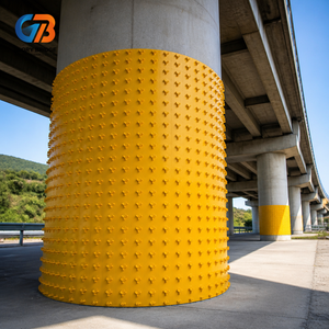 แผ่นบุ<span class=keywords><strong>ปูน</strong></span>ซีเมนต์ HDPE T Lock Liner ป้องกันการกัดกร่อน ทนทานต่อรังสียูวี สำหรับท่อระบายน้ำเสียและ<span class=keywords><strong>บ่อ</strong></span>พัก - Product Image 1