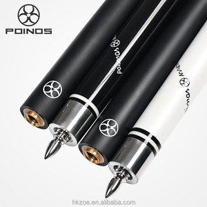 Taco de billar POINOS PREOAIDR V8 de fibra de carbono, eje de arce carbonizado, punta de arcoíris de 13 mm, unión tipo bala - Product Image 4