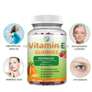 ויטמין e gummy קולגן הפנים העור הפנים טיפול תוספת 450mg האלי בתפזורת <span class=keywords><strong>halal</strong></span> ויטמין e gummies - Product Image 2