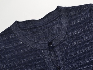OUDINA Nuovo Elegante <span class=keywords><strong>Abito</strong></span> <span class=keywords><strong>Lungo</strong></span> a Righe con Collo Tondo e Maniche Corte per Donne - Product Image 3