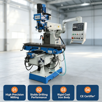 Machine de perçage et de fraisage de type genouillère ZX6332Z