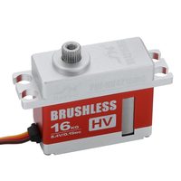 PDI-HV4216MG 0.10 Sec/60 42g Boîtier entièrement métallique Moteur servo DC sans balais de taille moyenne pour voitures RC, bateaux et pièces d'avions RC
