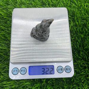Craquelins de guérison naturels de 5 cm : sculptures d'animaux mignons en pierres précieuses, cadeaux, corbeaux en cristal, pierres de guérison, cranes en cristal - Product Image 2