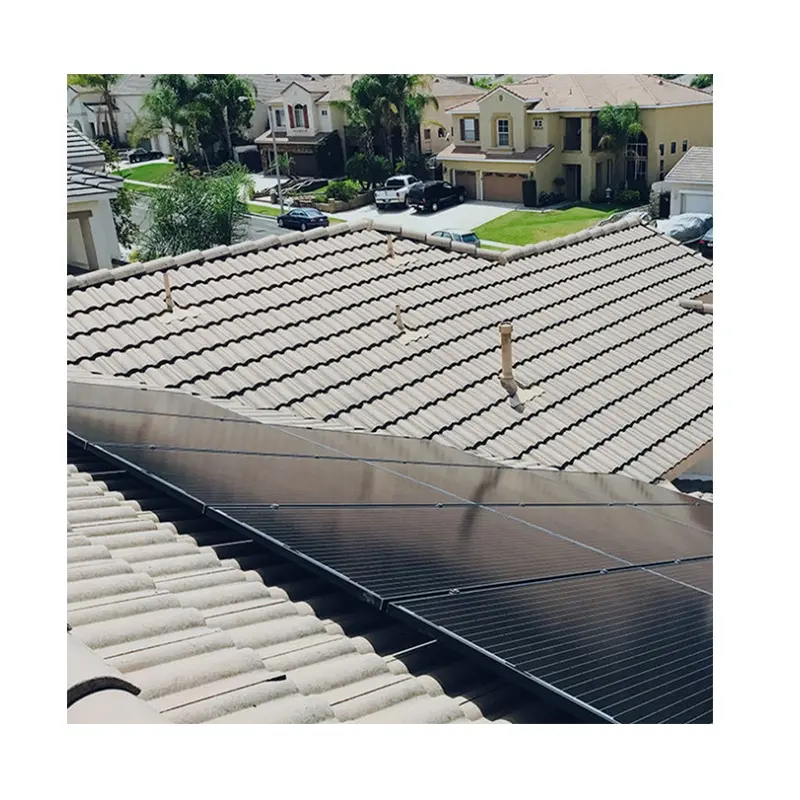 Kiremit çatı montaj sistemleri PV paneli çatı montaj yapısı güneş panelleri