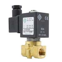 Vannes Solénoïdes à Action Directe en Laiton Normalement Ouvertes 2/2 Voies ODE Italie 1/4 21A2ZV20D 21A2ZV25D 21A2ZV55D pour Eau, Air, Huile CE