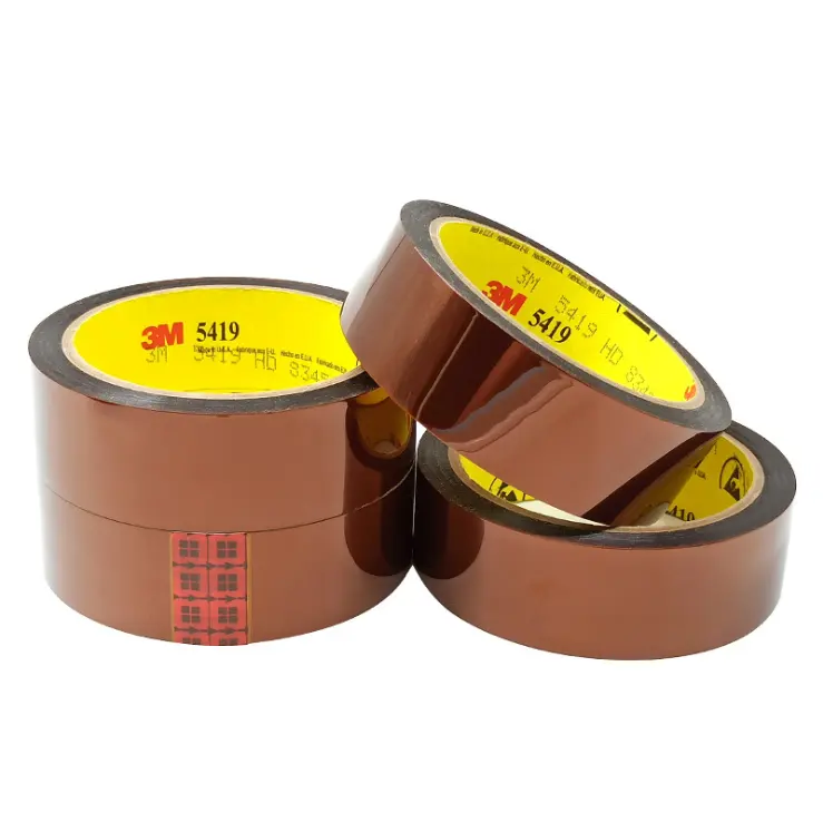 Gold finger polyimide tape 5419 0.07mm PI antistatic tape Low Static polyimide film tape 5419 PCB solder masking