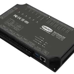 Keyking porta, 2 leitor, 32 bit controlador com 100m embutido bit tcp/ip no armário padrão com smps1260 fonte de alimentação (12v dc