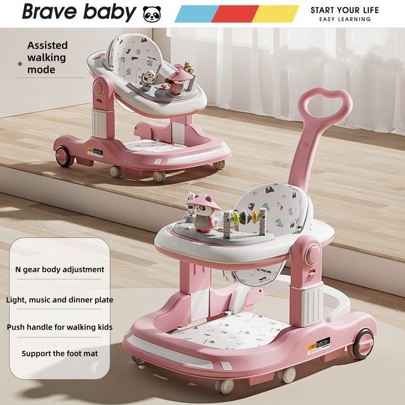 Pink + music + push handle