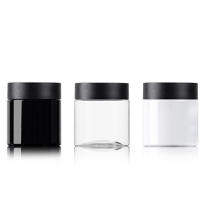 Wholesale PCR 4 oz child resistant pet jars 8 oz plastic jars cosmetic with lids