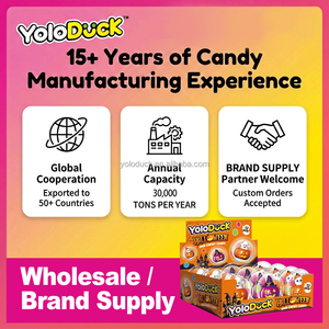 Caramelle Halal Yoloduck per Halloween, Caramelle Gommose Acide Halal, Deliziose Caramelle Liofilizzate - Product Image 3