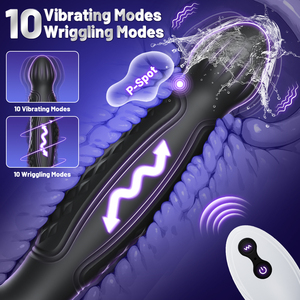 Juguete Sexual 2 en 1 con Vibrador de Punto G y Tapón Anal, 10 Modos de Vibración, Control por Aplicación, Estimulador Vaginal para Hombres y Mujeres, Compra en Línea en EE. UU. - Product Image 2