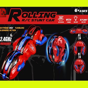 KK New High Quality 2.4G LED Light Racing RC Car 360 Degree Rolling <strong>Snake</strong> Tumbling Stunt <strong>Remote</strong> <strong>Controller</strong> USB Cable Hobby for - Product Image 3