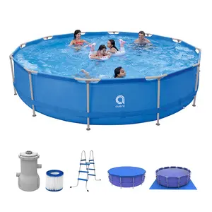 Jilong 2022SS Avenli 4.5m x 90cm cadre de jardin piscine extérieure avec pompe à filtre 530Gal et accessoires de piscine