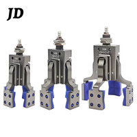 Pince robotique pneumatique miniature JD DHVG4 à course réglable, détection magnétique, fonction d'alarme, pour objets cylindriques, pour robots