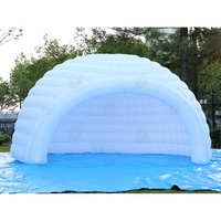 Tentes d'extérieur, tentes gonflables LED pour événements, tente dôme gonflable avec structure stable pour location en camping