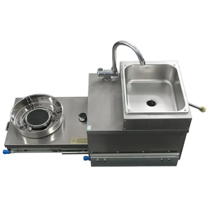 Évier de cuisine en acier inoxydable pour camping-car avec cuisinière à <span class=keywords><strong>gaz</strong></span> coulissante, pièces détachées pour caravane, remorque, camping-car - Product Image 4
