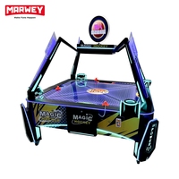 Luxe 4p Multi rondelles Air Hockey monnayeur sport Machine de jeu d'arcade enfants adultes interactif électronique Air Hockey Table