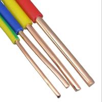 Cable de Cobre BV de 1/1.5/2.5/4/6/10 mm², 450/750 V, Aislado con PVC, para Cableado Eléctrico en la Construcción de Viviendas, Gran Venta