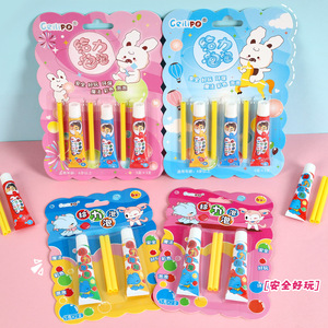 GeiliPO Chicle de Colores 5g X3 Tubos con Sopladores para Niños de 6+ Años, Juguete Divertido, Seguro y No Tóxico - Product Image 4
