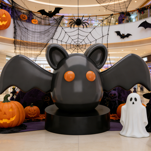 Sculpture de chauve-souris en fibre de verre personnalisée pour l'affichage dans les parcs à thème d'<span class=keywords><strong>Halloween</strong></span>, la décoration de fêtes en plein air et les événements - Product Image 2