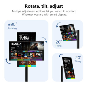 Tivi thông minh 21.5 inch 64GB di động, dùng cho gia đình, kinh doanh, chơi game, màn hình cảm ứng, <span class=keywords><strong>Android</strong></span> <span class=keywords><strong>TV</strong></span>, Smart <span class=keywords><strong>TV</strong></span> - Product Image 2